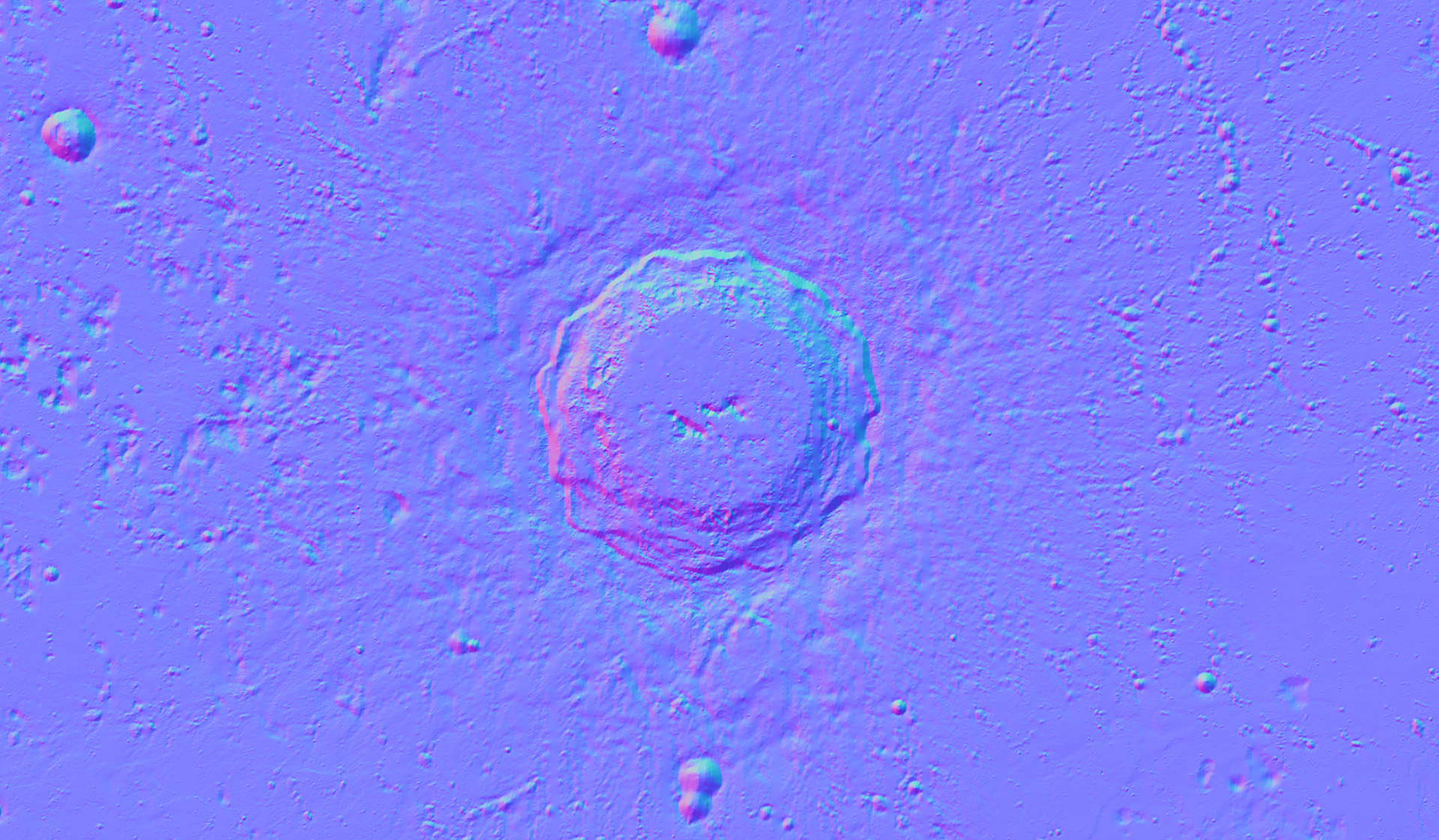 Texture TIFF Moon Normal Map