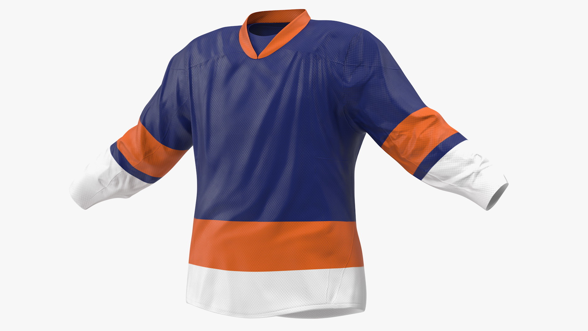 3D hockey jersey blue model TurboSquid 1509516
