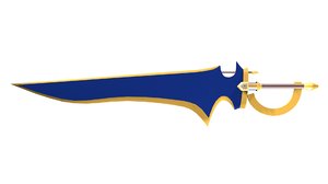 durandal swords weapon 3D model