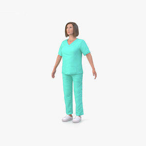 nurse 3D model