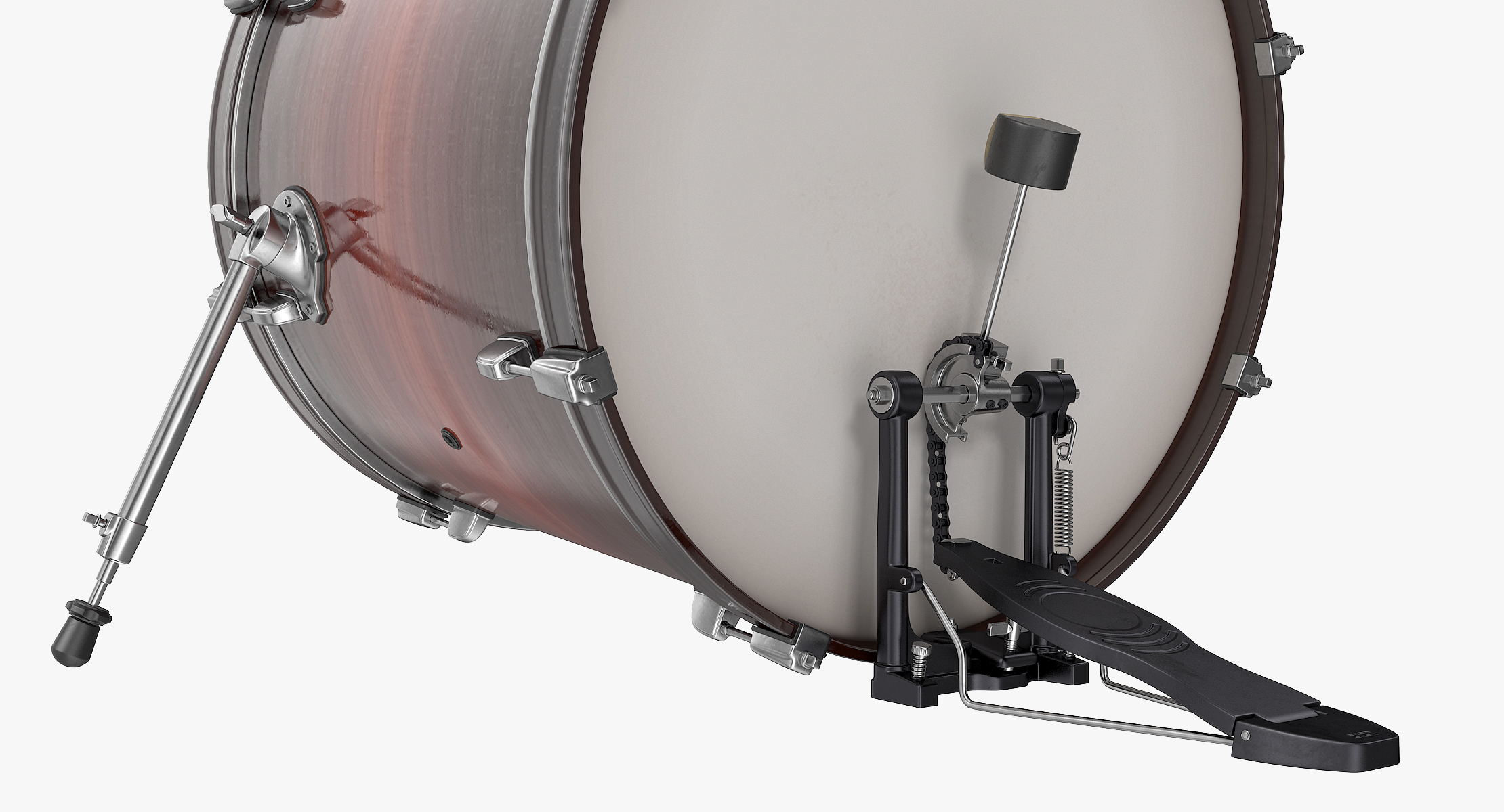 bass drum with mid n small top3d模型