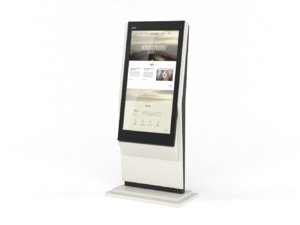 3D information kiosk kiotron model