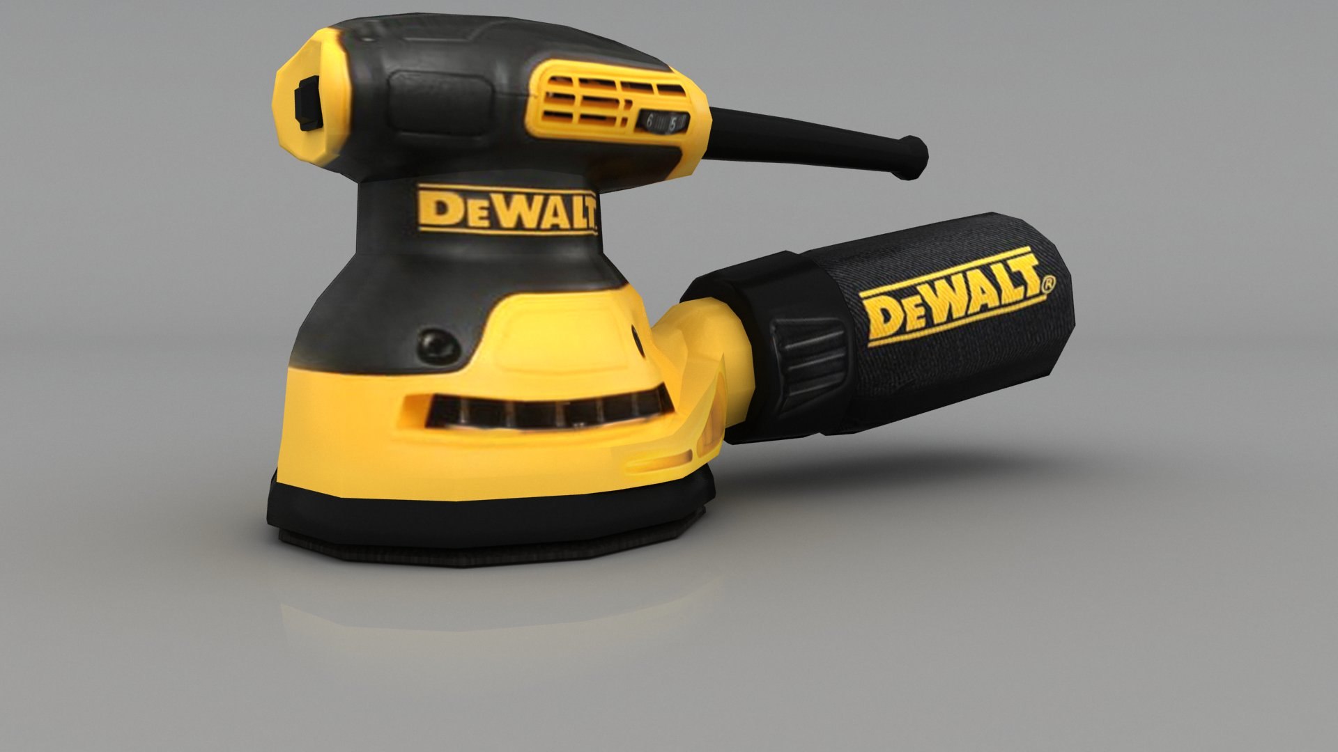 Dewalt random orbital sander model TurboSquid 1509848