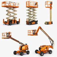 Collection New JLG Scissor Lifts and Telescopic Boom Lifts Rigged 600AJ 400S 430LRT 4045R
