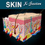 cross sectional human skin 3d model