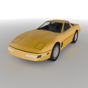 3D polycar n24 cars model
