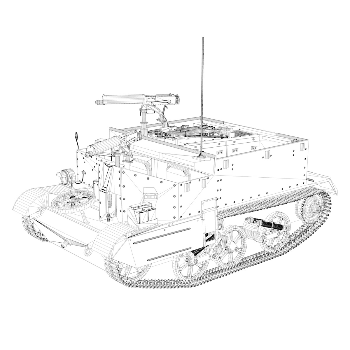 3D bren gun carrier - - TurboSquid 1510296