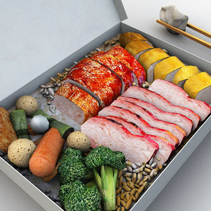 3D lunchbox lunch box