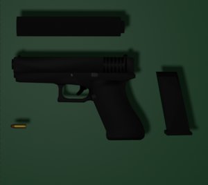 3D glock gun