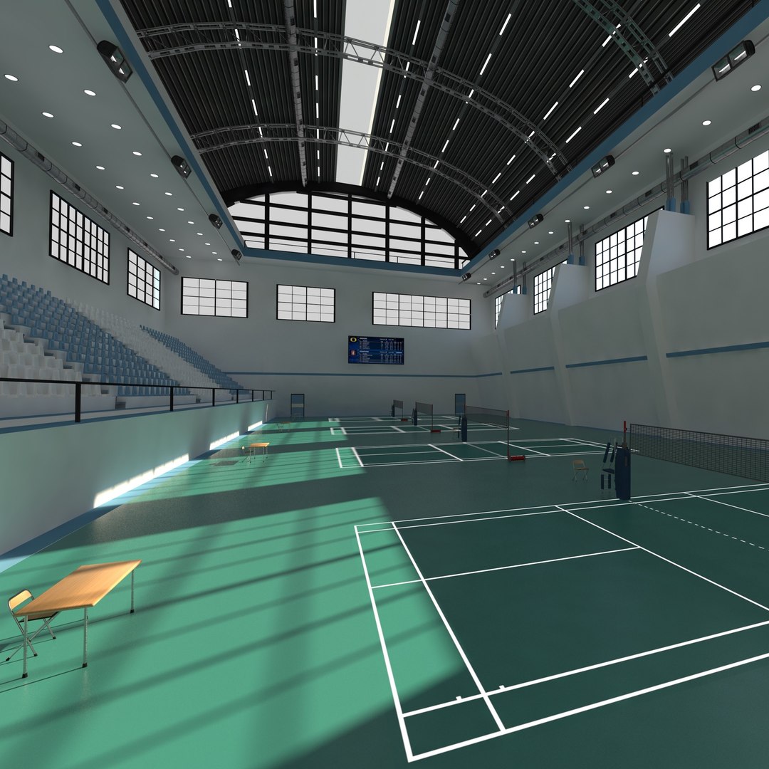 3D model badminton