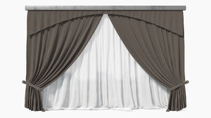 3D curtain model