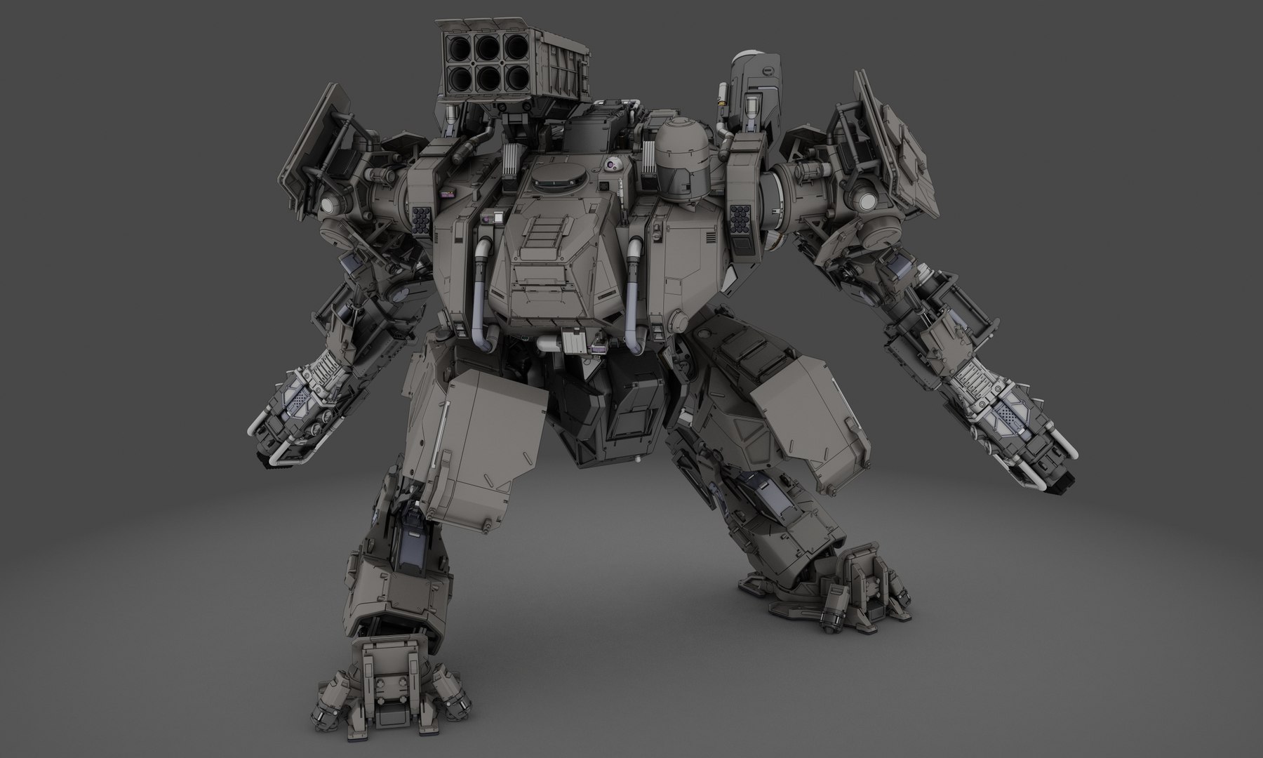 Mech mecha robot model - TurboSquid 1510708