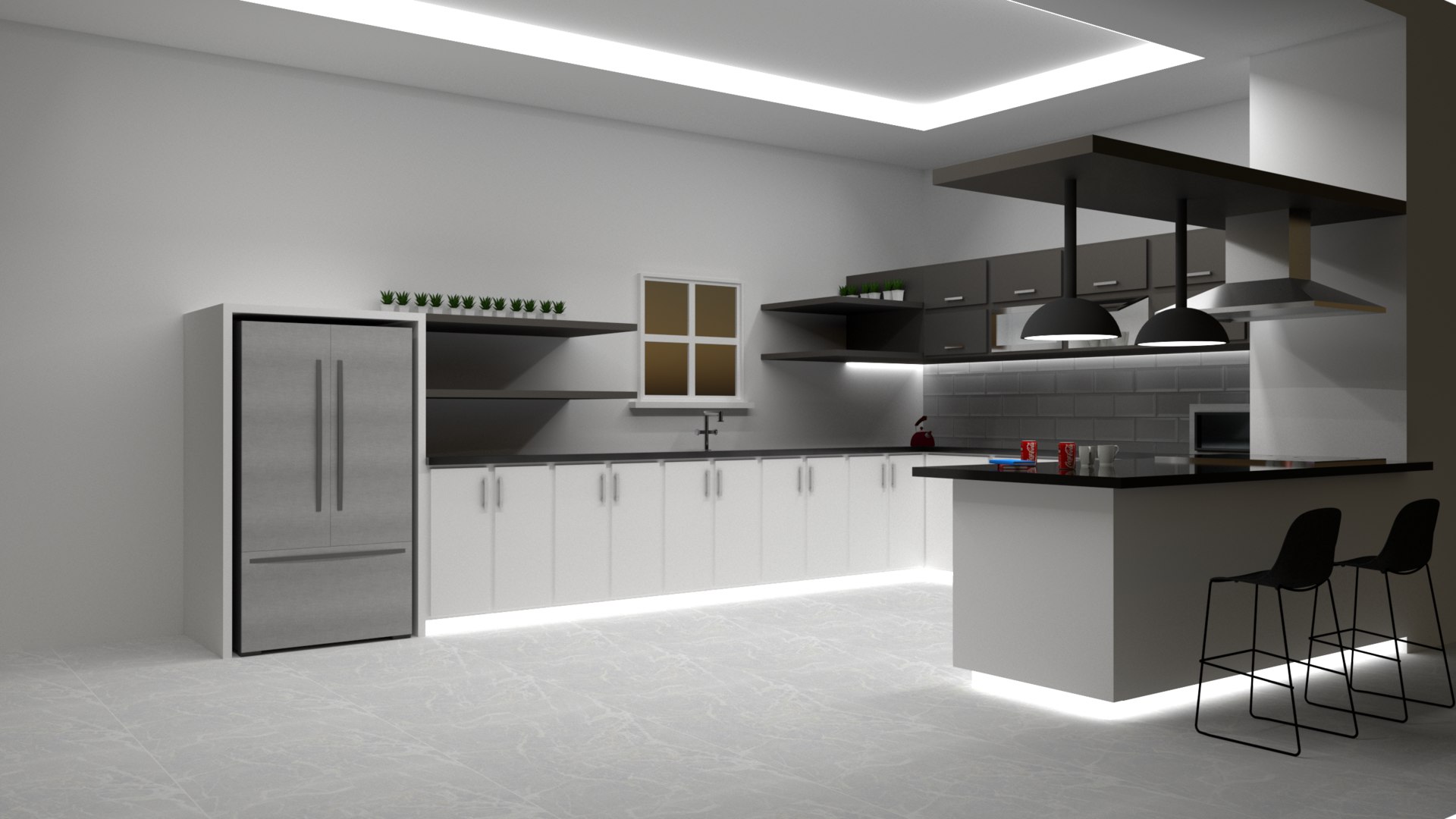 using sketchuo for 3d kitchen design