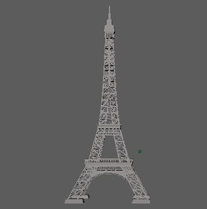 eiffel tower 3D model