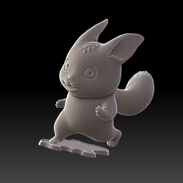 cute miniature sculpture printing model