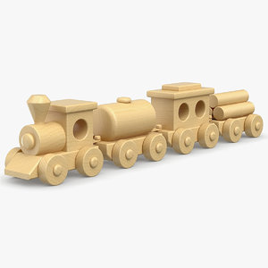 max wooden train