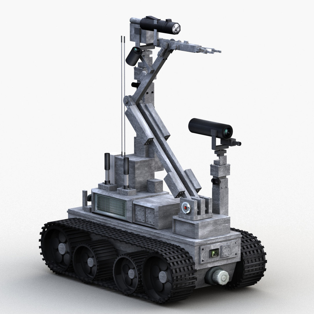 Bomb Disposal Robot 3D Model TurboSquid 1511268