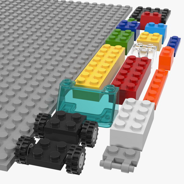 toy building blocks generic 3D model