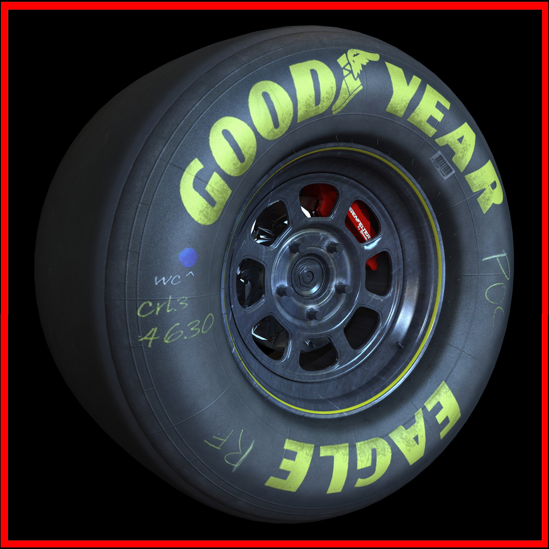 3ds max nascar wheel