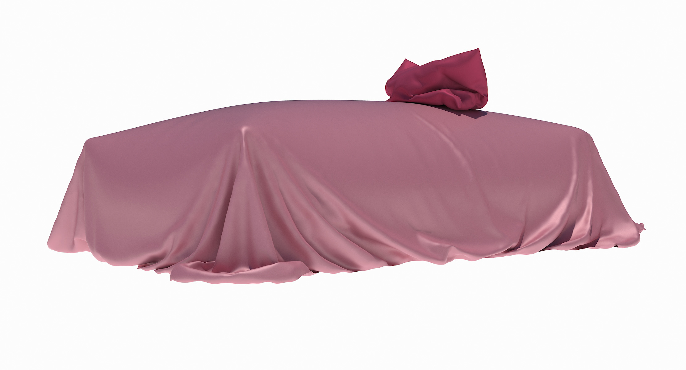 3D loose bed silk TurboSquid 1511760
