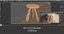 3D realistic stool model