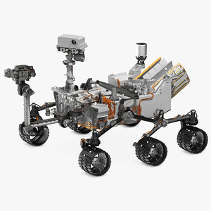 curiosity mars rover 3D