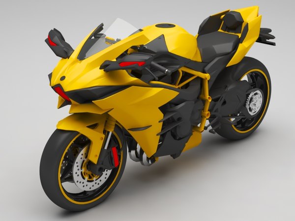 3d摩托模型