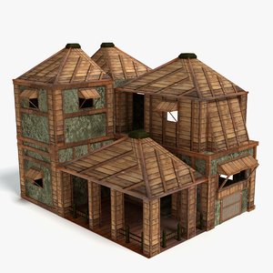 3D fantasy house