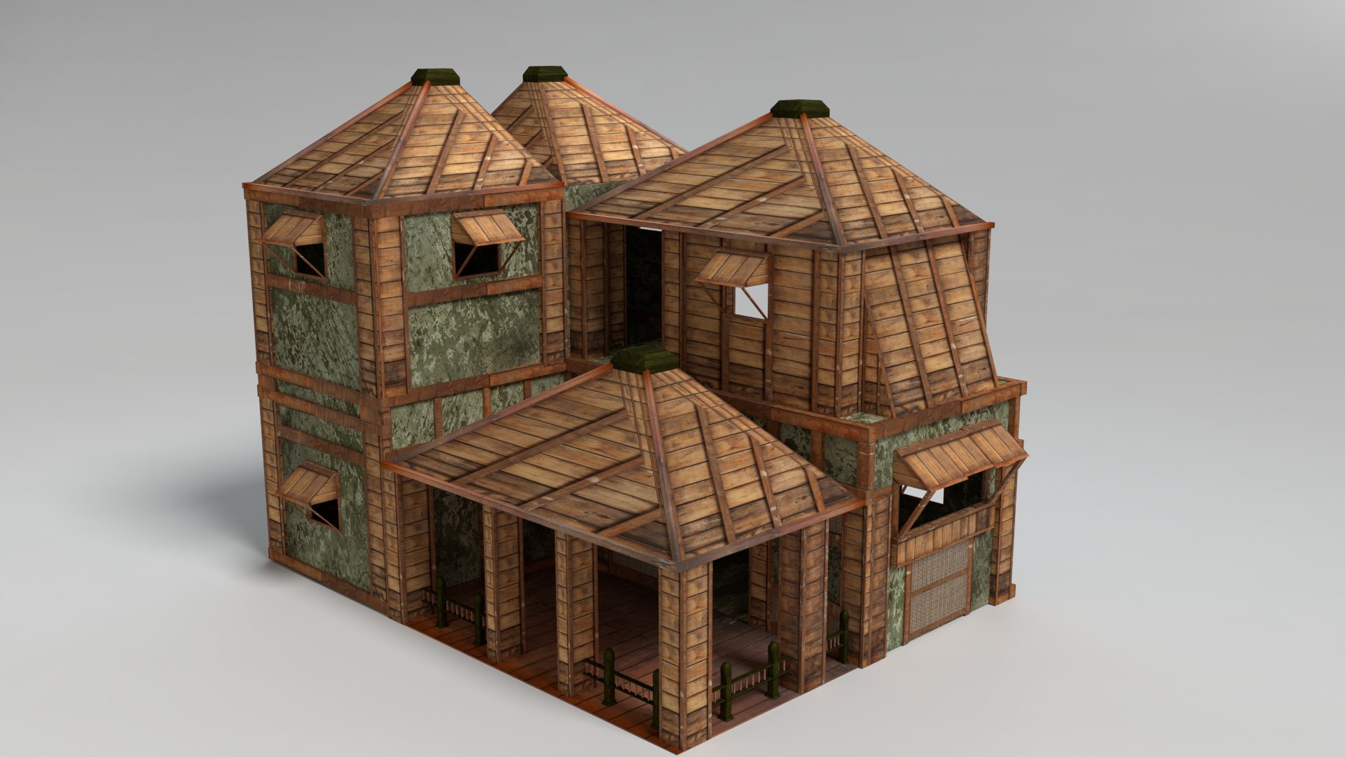 Fantasiehaus 3DModell TurboSquid 1511979