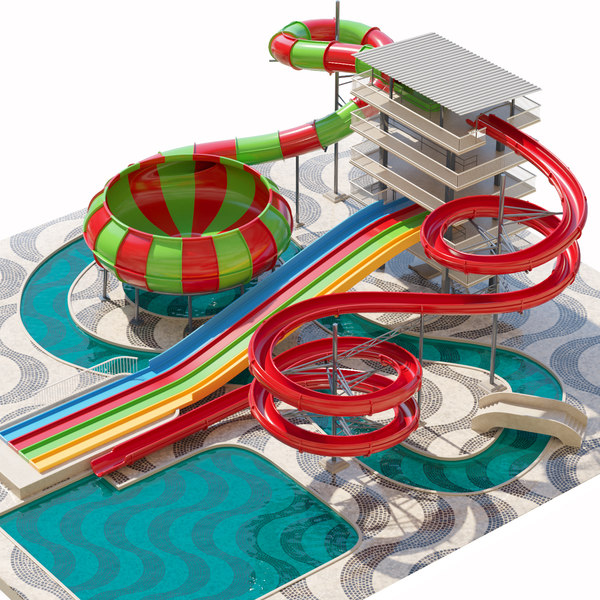 Water Park 3D Models for Download | TurboSquid