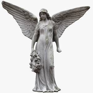 3D angel wreath