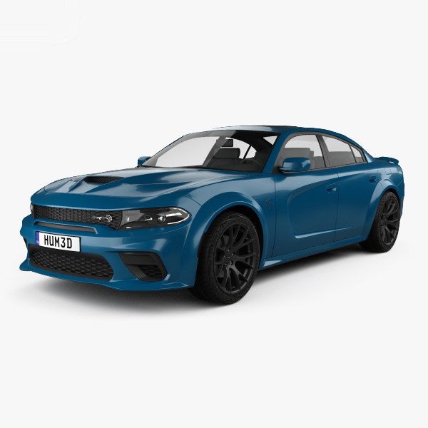 Dodge Srt Charger Model Turbosquid 1512078