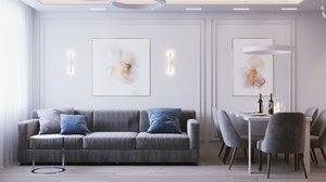 modern apartment interior design model
