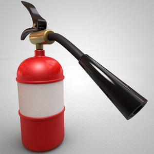 3D extinguisher model