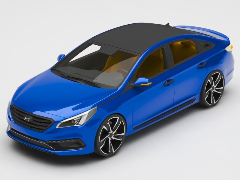 Hyundai sonata 3d model