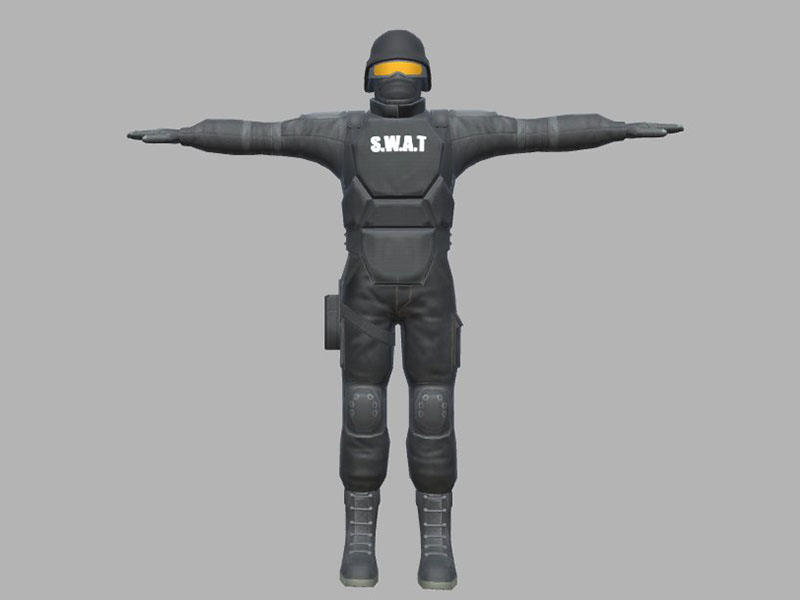 swat 3d model