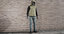 realistic casual clothing jacket 3D model