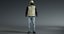 realistic casual clothing jacket 3D model