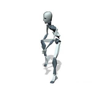 Male kick and pain on foot T02