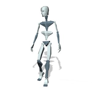 Male walking look side
