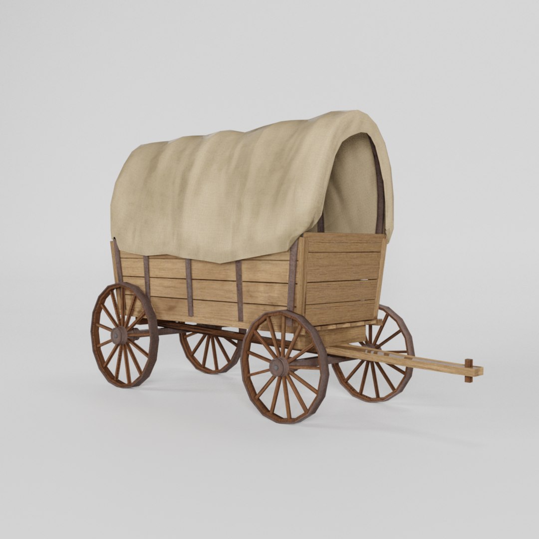  conestoga wagon model TurboSquid 1512698