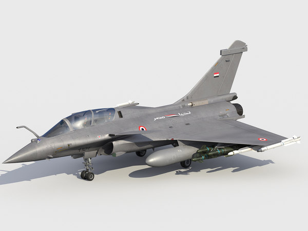 3d Dassault Rafale Egyptian Scheme Model Turbosquid