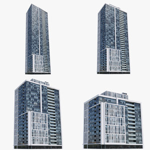 ivory adelaide buildings 3D model