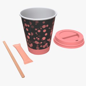 cup coffee lid 3D model
