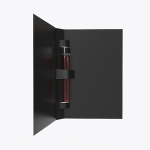 perfume sample 3D
