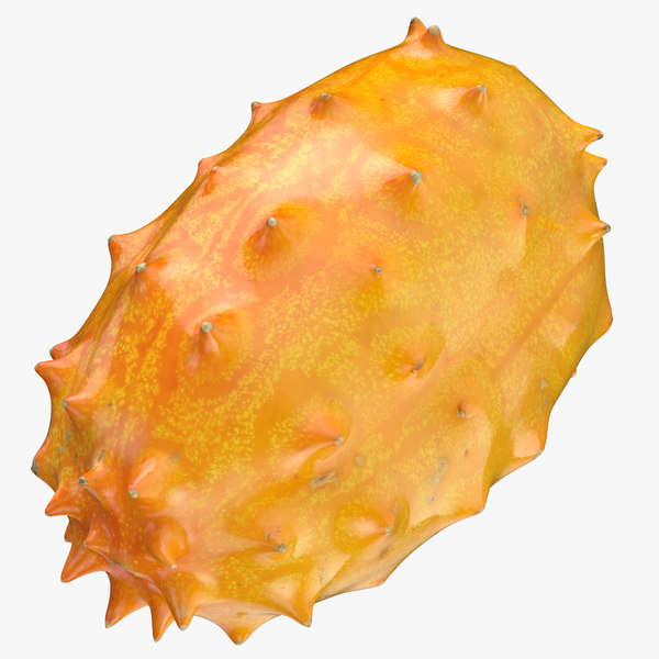 horned melon 04 3d model