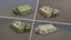 3D model military tent 01 fourliveries