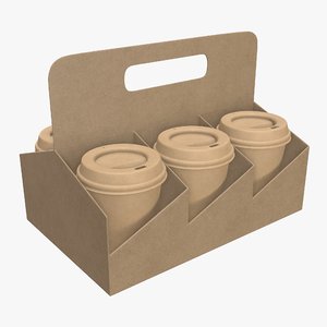 cup coffee paper model