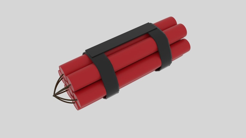 3D bomp pipe stick model - TurboSquid 1513236