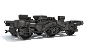 train wheels 3D model